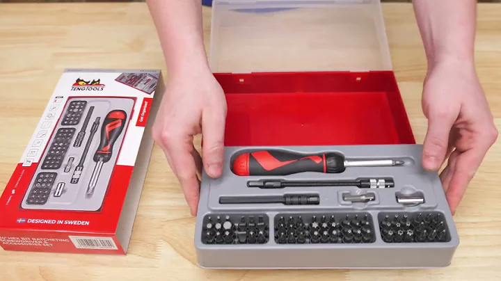 Tengtools 74 Bit Kit & Ratcheting Screw Driver - TTMD74