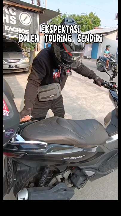 ketika istri gak mau ditinggal touring 🤣 #touring #hondamotorcycles #pasutritouring #hondapcx160