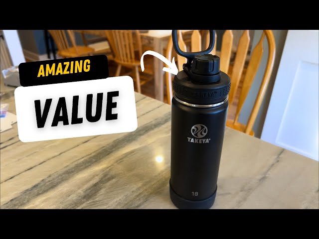 Takeya 32oz Actives Insulated Stainless Steel Water Bottle With