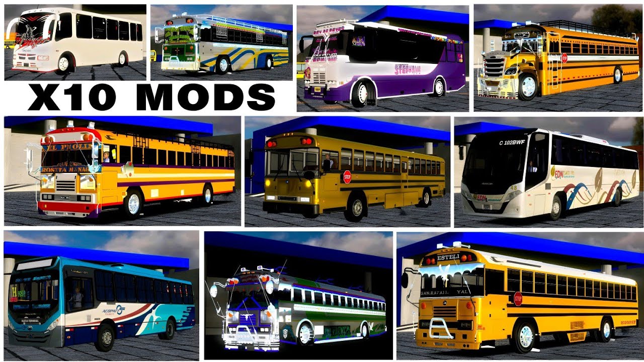 🤯💥ASOMBROSO PACK X10 MODS ESPECTACULARES (Faltaban X Subir)💯😍 Para Proton Bus Simulator‼️