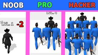 NOOB vs PRO vs HACKER 🔥 Mafia Run 3D screenshot 5
