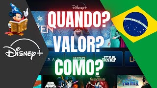 DISNEY PLUS NO BRASIL - [ PREÇO, CATÁLOGO E DATA ]