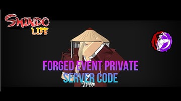 -FORGED EVENT - Private Server Codes Shindo Life FORGED RENGOKU
