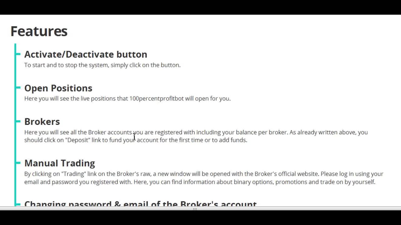 What is inside 100 percent profit bot? Look here!