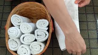 ASMR Folding Laundry, Towels, Soft Spoken screenshot 1