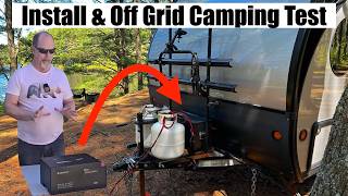 Renogy 240AH Pro S1 Sold State LiFePO4 Battery RV Install and Off Grid Test