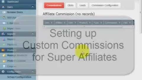 Super Affiliate Commission Levels in aMember 4.x
