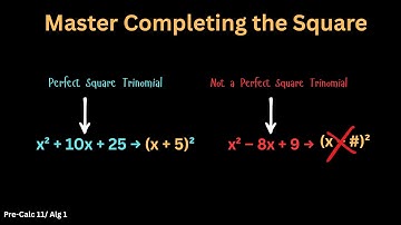 Perfect Square Trinomials Explained | Completing the Square Step-by-Step – Pre-Calc 11 & Algebra I
