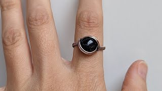 Simple Wire Wrapped Cabochon Ring Tutorial