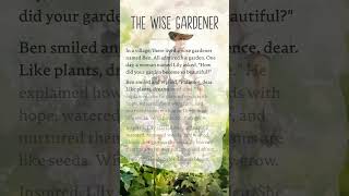 Learn English Through Story 8 | The Wise Gardener | Level 1 | #Shorts