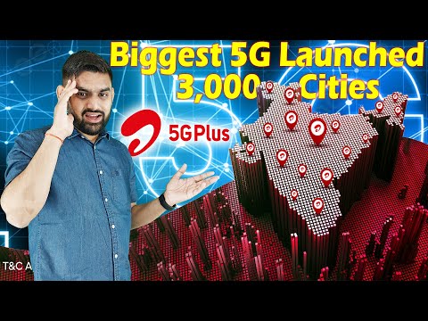 Airtel Official Launched 3000 Cities Airtel 5G Plus Service in India | Airtel Biggest 5G Launched |