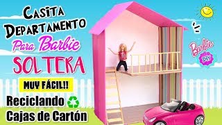 Como hacerle esta Casa a tus hijas RECICLANDO Cajas de cartón!!