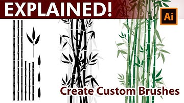 How to create custom Bamboo Brushes in Adobe Illustrator