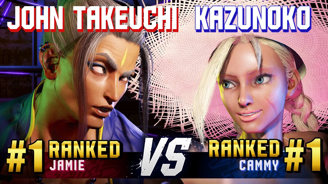 SF6 ▰ JOHN TAKEUCHI (#1 Ranked Jamie) vs KAZUNOKO (#1 Ranked Cammy) ▰ High Level Gameplay