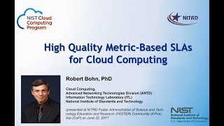 "High Quality Metric-Based SLAs for Cloud Computing" - Dr. Robert Bohn
