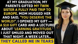 At My Graduation, My Parents Gave My Twin Sister a Trip to Europe—but Only Gave Me a $10 Gift Card