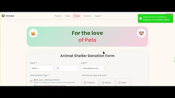 Animal rescue and adoption platform. CSE470 project video demonstration. 