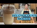 HOW TO MAKE CHOCOLATE CREAM MOUSSE TOPPING FOR BETTER TASTE, TEXTURE & PRESENTATION  #MUSTTRY