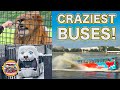 🚌🦁Japan's Craziest Buses: One Enters a Lion's Den, The Other Swims!