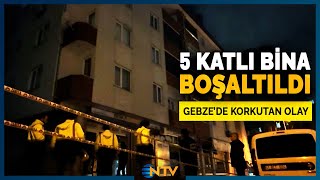 Gebze’de 5 Katlı Bina Acilen Tahliye Edildi! | NTV
