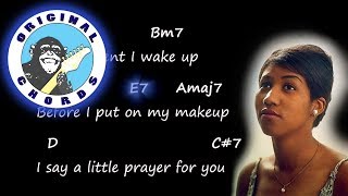 Video thumbnail of "Aretha Franklin - I Say a Little Prayer -  Chords & Lyrics"