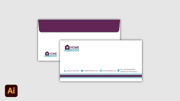 Envelope Design For Brand Identity In Adobe Illustrator cc 2021 | Tutorial