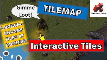Godot Tilemap | Interactive Tiles + Change Tiles at RunTime
