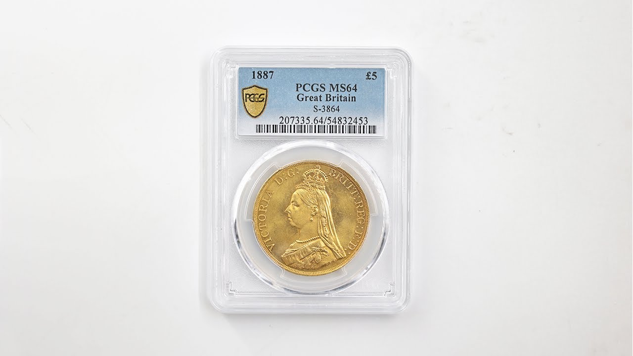 ヴィクトリア女王コイン　PCGS PR68 オーストラリア5シリング イギリス ヴィクトリア女王 オールドヘッド 5ポンド金貨 1893年