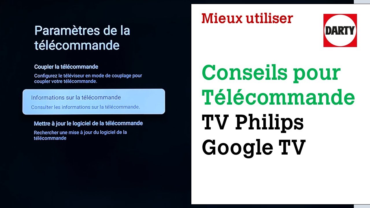Ma télécommande ne fonctionne plus avec un téléviseur Philips Google TV