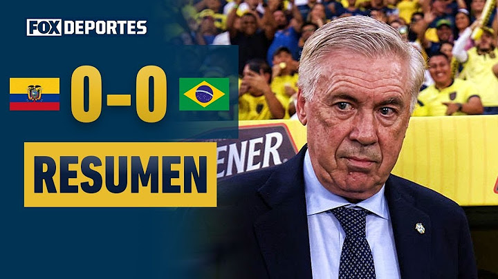 🤨ANCELOTTI EN EL BANQUILLO… Y EMPATE | Ecuador 0-0 Brasil | Eliminatorias Sudamericanas| HIGHLIGHTS