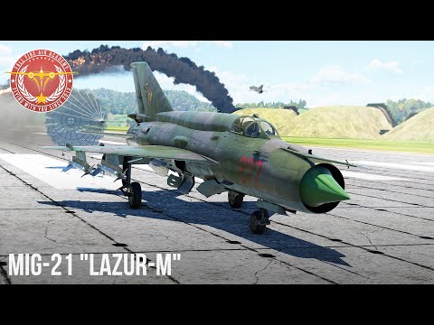 Видео: MiG-21 "Lazur-M" - РЕАКТИВНЫЙ ИСТРЕБИТЕЛЬ ГДР в WAR THUNDER