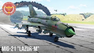 MiG-21 "Lazur-M" - РЕАКТИВНЫЙ ИСТРЕБИТЕЛЬ ГДР в WAR THUNDER