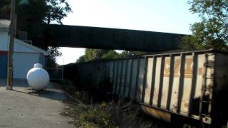 CSX U825-05 EB with Friendly Engineer at Shenandoah Jct WV 10/8/11