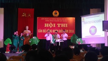 Hội thi công đoàn cơ sở giỏi năm 2016