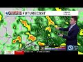 FORECAST: A First Alert for heavier rain, gusty wind by tomorrow morning