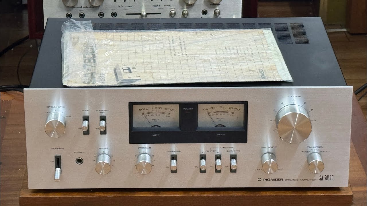 Pioneer Sa-7800II Amplifier - YouTube