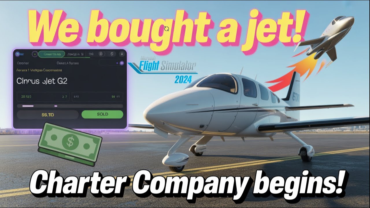 We Bought Our First Jet! | Starting a Charter Company in MSFS 2024 Career Mode Ep. 21