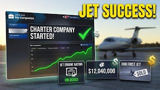 We Bought Our First Jet! | Starting a Charter Company in MSFS 2024 Career Mode Ep. 21