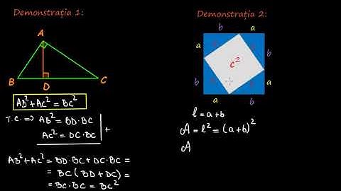 Teorema lui Pitagora (teorie) | Lectii-Virtuale.ro