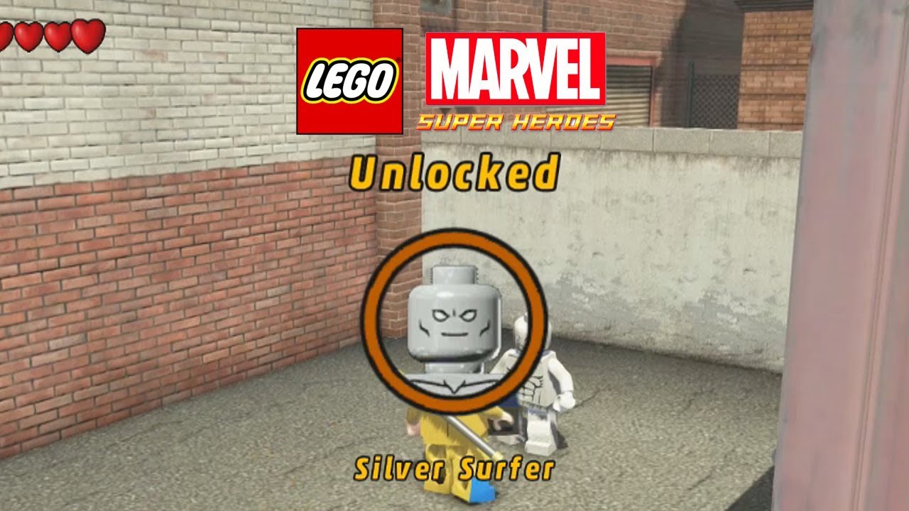 eftertænksom slidbane Siesta Lego Marvel-Unlock Silver Surfer - YouTube