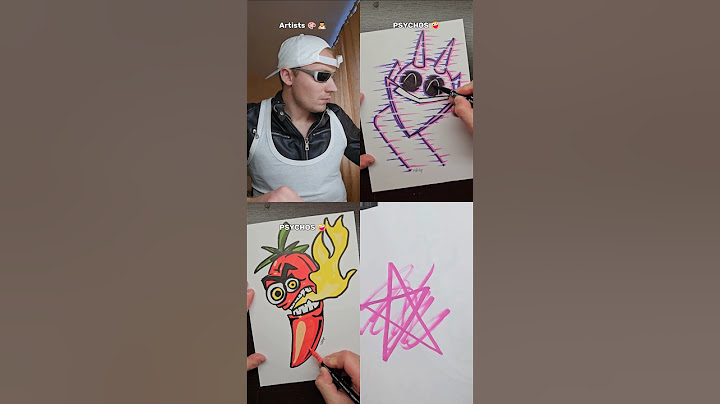 Compilation de la façon dont différentes personnes dessinent