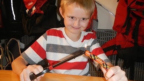 Fusing Nylon Rope - Cubscout Eric