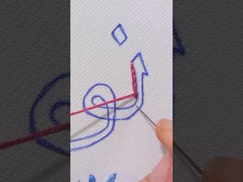 فديو جديد اتمنى يعجبكم تطريز طارة كاملة بإسم نور وتطريز الاسم بغرزه الفرع البسيط بالتفصيل