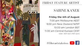 Friday Feature Artist - Sabine Kaner