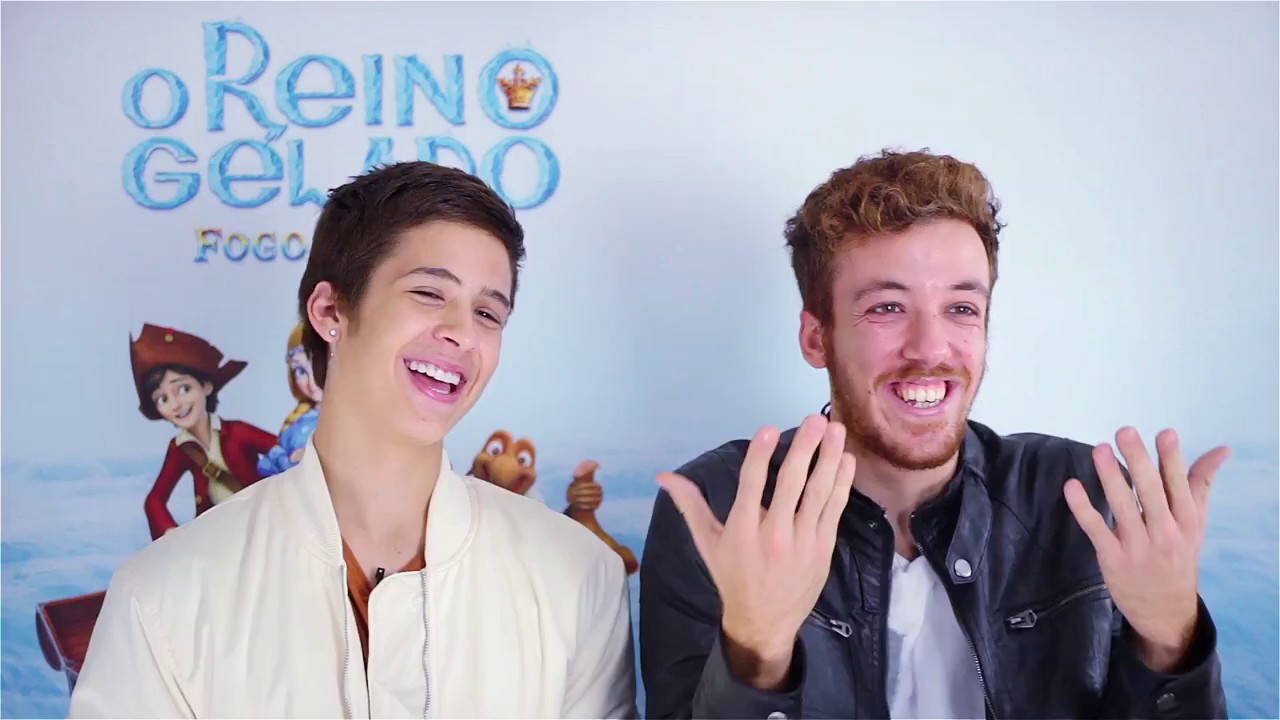 Lari Manoela, João Guil e Lipe Volpato estão dublando o filme O Reino  Gelado juntos