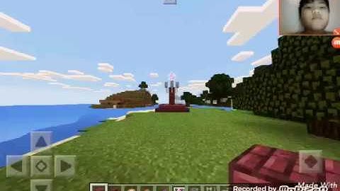 Minecraft PE | how to build an Inferno Tower in MCPE!!