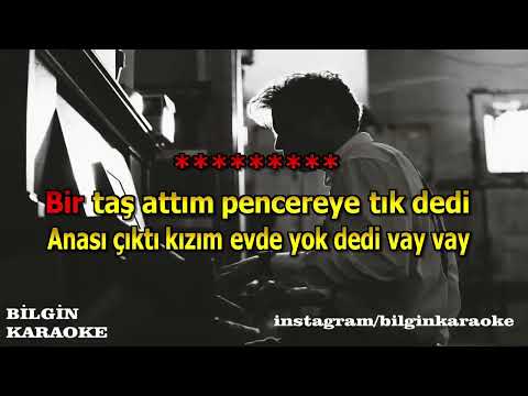 İbrahim Tatlıses - Bir Taş Attım Pencereye (Karaoke) Orjinal Stüdyo