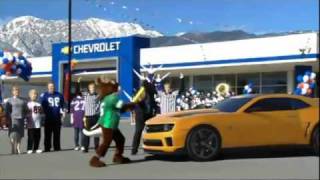 Superbowl Camaro Transformers Bumblebee Commercial Video