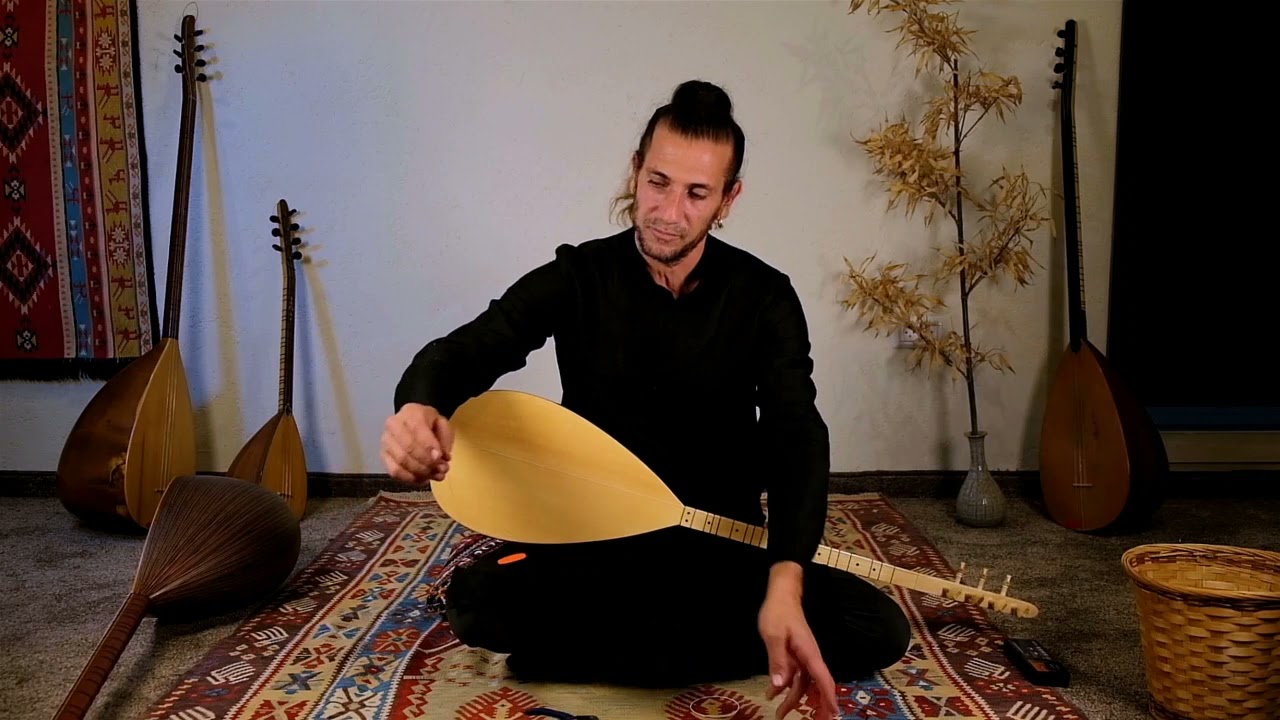 Learn(in English) ￼how to change strings on your Saz-Baglama