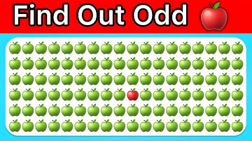 Find the Odd One Out in 3 Seconds 🧠 | Brain Teaser Quiz